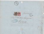 Spain 19th century stamps cover Ref 8381