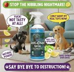DOG ANTI CHEW Spray Helps Stop Biting Chewing VERY BITTER MADE IN THE UK 500ml 