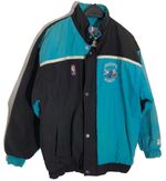 1990s Vintage Charlotte Hornets Starter Quilt Jacket Size Medium Made in Korea