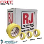 PREMIUM MASKING TAPE ROLL 24/36/48mm Box