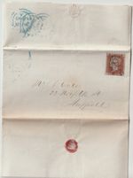 1846 HALIFAX GUARDIAN PRINTED LETTER & 2 BILL FORMS JAMES WALKER TO JOS J EYRE
