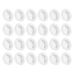 24Pcs 25mm/1" Air Vents Round Soffit Vents, Soffit Vent Cover White