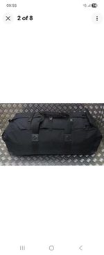 British Army Deployment Bag Holdall Military Surplus Black Rucksack Backpack