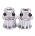 2x XL 10T Timing Belt Pulley Synchronous Wheel 6mm Bore For 10mm Width Belt