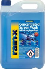Rain-X Concentrated Screenwash with Rain Repellent - Superior Visibility 5L