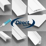 PVC Cladding White Gloss Waterproof Sheets & Profiles - Full System 