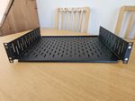2U 19" Rack Shelf 370mm Deep