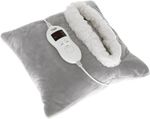Electric Heated Pillow Cushion Hand Foot Warmer Back Muscle Support Pain Relief