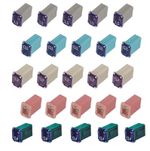 25Pack Micro Cartridge Fuses FMM Female Fuses Kit MCASE Type(15~40A SBF-M )
