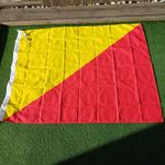 Genuine Oscar Signal Flag O Man Overboard Maritime Navy Sealed New 114cm X 143cm