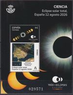 Spain 2026 Total Solar Eclipse, Astronomy, Space MNH**