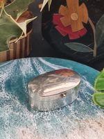 Silver Pill Trinket Box London 1978 Ari D Norman