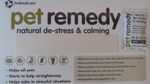 PET REMEDY CALMING WIPES FOR DOGS / CATS / FURRY/FEATHER- 5/10/20  IND SACHETS