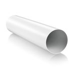 Blauberg BlauPlast Round PVC Plastic Circular Ventilation Ducting Pipe