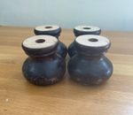 Set of 4 Antique Salvaged Furniture Feet  H:9cm