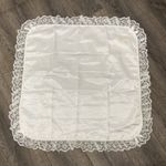 Baby Girls or Boys Christening Shawl Cream Satin Lace Trimmed Free Postage