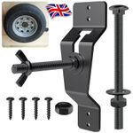 Spare Tire Wall Mount Carrier Holder Wear Resistant Save Space Wheel Bracket Set