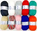 Woolyhippo Dazzle DK Glitter Sparkle Yarn Acrylic Poly Double Knit 100g Wool