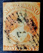 1858 -1859 British New Zealand Stamp  #7,  Queen Victoria, UH CV $521