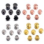 5 to 50 X Locking Pin Backs Keepers Badge Fastener Findings Jewellery Making