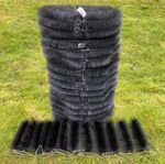 60m Gutter Brush Leaf Guard Protection with Set of 12 Drain Guard Plugs