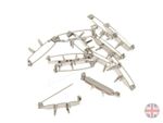 12 Metal  Corsage Clips for Wedding Buttonhole Flowers Corsage Pins E264