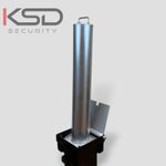 550mm Galvanised Telescopic Retractable Driveway Parking Security Bollard Post