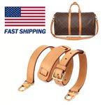 For Louis Vuitton Vachetta Leather Strap Replacement Strap LV Keepall Adjustable