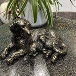 Gleneagles Studio Dog With Puppy Vgc