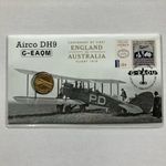 2019 Centenary First England to Australia Flight Airco DH9 G-EAQM PNC $1 Coin