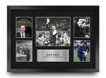 Jock Stein Signed Celtic A3 Pre Printed Autograph Photo Memorabilia Gift
