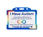 I have Autism Hidden Disability Awareness ID Card Holder and Matching Lanyard