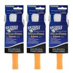 Arroworthy Skinny Mini Paint Rollers and Frame - Triple Pack - Bundle