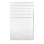 STYLE SQUARE 100% COTTON HANDKERCHIEFS LARGE MENS HANKIES 50 CM 20 INCH WHITE
