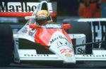 Ayrton Senna Original Photograph McLaren MP4/5B Monaco Grand Prix 1990 Cockpit F