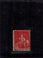 Trinidad 1868-80 SG 75c 1d Scarlet TOO LATE RED OVPT Perf 14 MOG GEM CV L70
