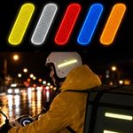 Reflective Safety Stickers 10 Pack Car Bike Helmet Scooter Visibility Decals
