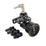 Performance Universal Fuel Pressure Regulator Gauge Kit With Fittings 20-120 PSI