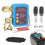 12V Car Wireless Battery Disconnect Relay Master Kill Cut-off Switch Dual Remote