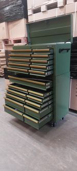 US PRO Tools GREEN BLACK tool Chest Box cabinet toolbox SPECIAL EDITION! Snap up
