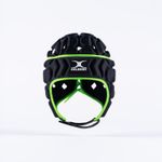 Gilbert Rugby Octane Headguard - Senior - Black/Green - Free P&P