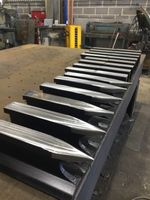 20” Custom Rail Anvil With Horn Blacksmithing (reclaimed Railway)