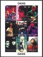 Russian State, Oasis, Music, Pop Band, MNH M/S Sheet #C63631
