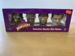 Universal Studios Decorative Monster Shot Glasses - Set of 4 New In Box Rare