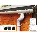Guttering Kit, Sheds, Garages, Outhouses & Small Buildings, Waterbutt Round PVC 