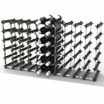 NOOK 50/60 Bottle Self Assembly Wine Rack (Black)