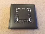 LEATHER BOUND WEDDING ALBUM ELIZABETAN SERIES FROM SPICER HALLFIELD 18 Pages