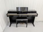 Yamaha Arius YDP-162 Digital Piano + stool glossy black clavinova keyboard 26294