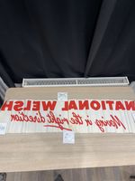 Vintage National Welsh For Window Sign/ Sticker 140 By 34.5