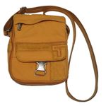 Vintage TUMI Mustard Yellow Canvas Utility Crossbody Bag Gorpcore Techwear Sling